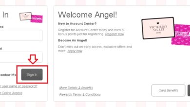 victoria secret credit card login