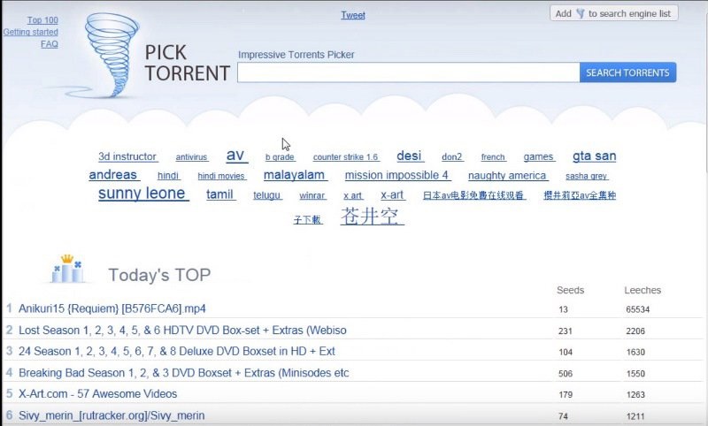 Picktorrent Proxy